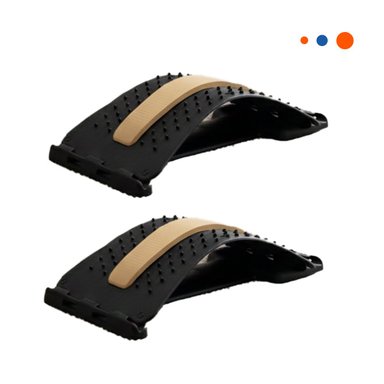 DISPOSITIVO LUMBAR MELON PORTATIL PARA USO EN CASA Y OFICINA FACIL Y+REGALO STICKER - 3