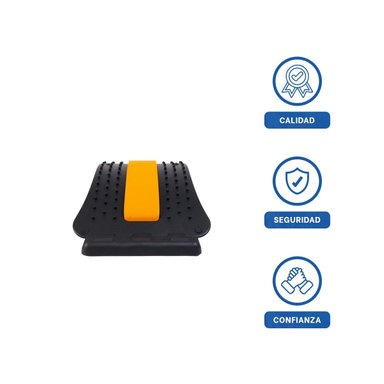 PACK6 SOPORTE LUMBAR NARANJA COMODO PARA RELAJAR MUSCULOS Y MEJORAR POSTURA Y+REGALO STICKER - 2
