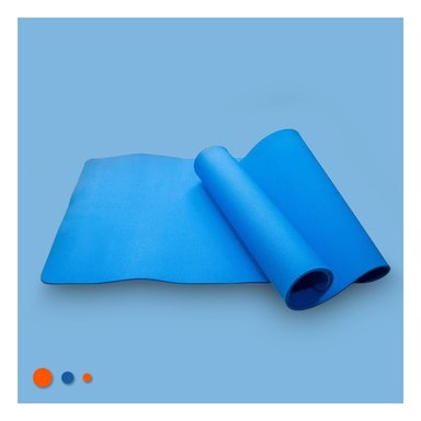 PACK12 ALFOMBRILLA SUAVE AZUL DE GOMA EVA PARA ACTIVIDADES Y PROYECTOS CREATIVOS - 3