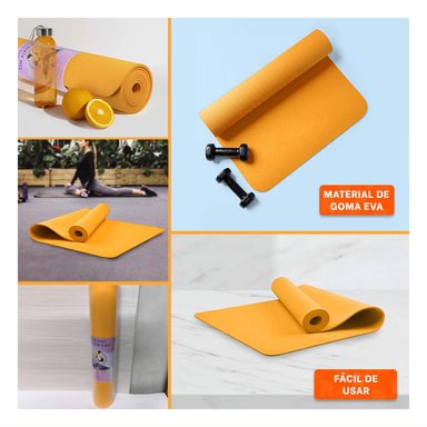 PACK6 ACOLCHADO RESISTENTE NARANJA DE GOMA EVA PARA PROYECTOS Y JUEGOS Y+PAPEL REGALO - 3