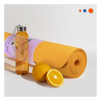 PACK6 ACOLCHADO RESISTENTE NARANJA DE GOMA EVA PARA PROYECTOS Y JUEGOS Y+PAPEL REGALO - 5