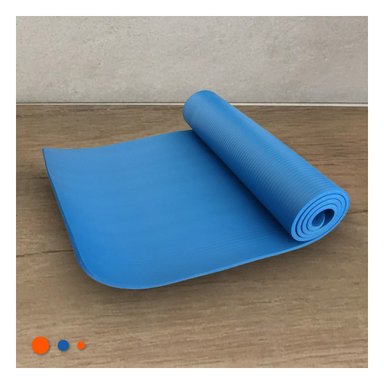 PACK6 ALFOMBRILLA COMODA AZUL DE GOMA EVA PARA MANUALIDADES Y JUEGOS Y+REGALO STICKER - 5