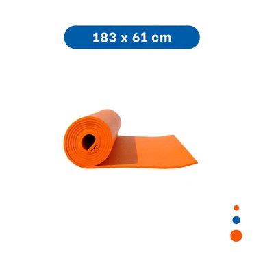 ALFOMBRA RESISTENTE NARANJA DE GOMA EVA 61X183CM PARA EJERCICIOS Y DEPORTES Y+LIGAS REGALO - 4