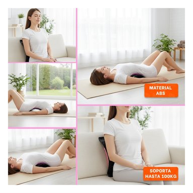 PACK12 APARATO DE MASAJE LUMBAR EN ROSADO Y MORADO PARA USO DIARIO Y+PAPEL REGALO - 2