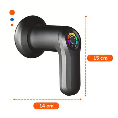 APARATO ELECTRICO 5 CABEZALES INALAMBRICO NEGRO DURADERO Y+REGALO STICKER - 4