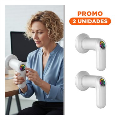 PACK2 DISPOSITIVO PROFESIONAL 5 CABEZALES INALAMBRICO BLANCO PORTATIL - 1