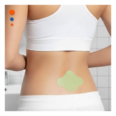 PACK2 PAQUETE 10 PARCHES CORPORALES LUMBAR VERDE PRACTICOS - 2