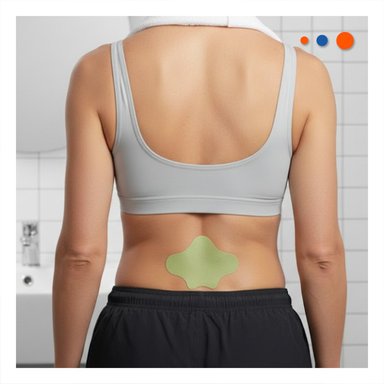 PACK12 PAQUETE VERDE 10 PARCHES LUMBAR SUAVES Y+PAPEL REGALO - 5