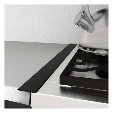 TIRA SILICONA NEGRA PARA CUBRIR RANURAS COCINA CON PROTECCION ANTI GRASA EFICAZ - 1