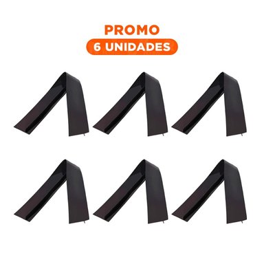 PACK6 SELLADOR NEGRO SILICONA PARA JUNTAS COCINA CON CAPA ANTIGRASA OPTIMA CASA - 1