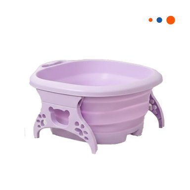 LAVADERO HIDROMASAJE PORTATIL PARA PIES MORADO CON FUNCION DE MASAJE Y+REGALO STICKER - 3