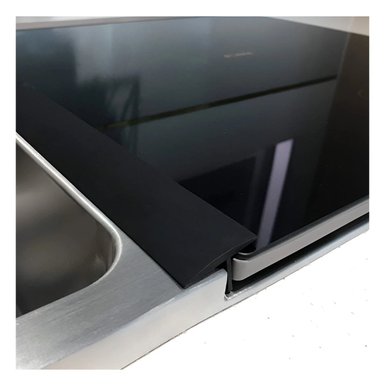 CINTA SILICONA NEGRA FLEXIBLE PARA SELLADO DE COCINA CONTRA SALPICADURAS GRASA Y+PAPEL REGALO - 3
