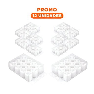 PACK12 LUCES TIPO VELA LED PARA AMBIENTES DEL HOGAR CON ESTILO TRADICIONAL Y+REGALO STICKER - 1