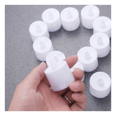 PACK12 LUCES TIPO VELA LED PARA AMBIENTES DEL HOGAR CON ESTILO TRADICIONAL Y+REGALO STICKER - 3
