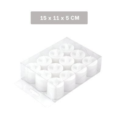 PACK12 LUCES TIPO VELA LED PARA AMBIENTES DEL HOGAR CON ESTILO TRADICIONAL Y+REGALO STICKER - 4