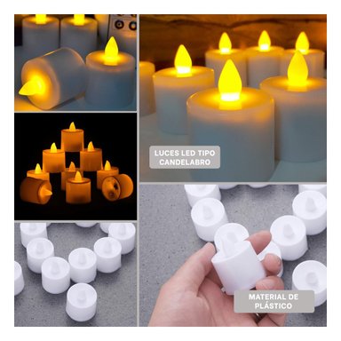 CANDELABROS LED MODERNOS PARA DECORACION INTERIOR DEL HOGAR Y+POST IT - 5
