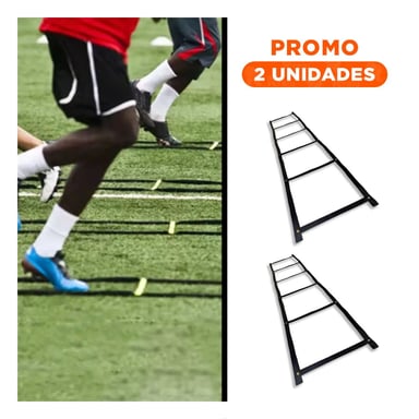 PACK2 SOPORTE CON PESO 10 PASOS NEGRO PARA EJERCICIOS COMPLETOS - 1