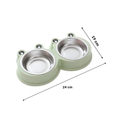 PACK12 JUEGO DOBLE DESMONTABLE RANA PARA PERRO Y GATO EN CASA Y+PAPEL REGALO - 4