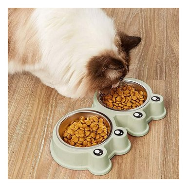 PACK12 JUEGO DOBLE DESMONTABLE RANA PARA PERRO Y GATO EN CASA Y+PAPEL REGALO - 5