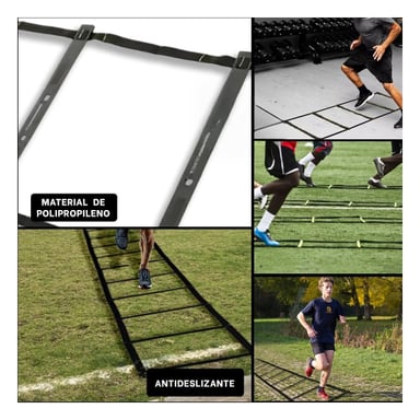 PACK4 APARATO FITNESS CON PESO 10 PASOS NEGRO PARA TONIFICACION MUSCULAR Y+REGALO STICKER - 2