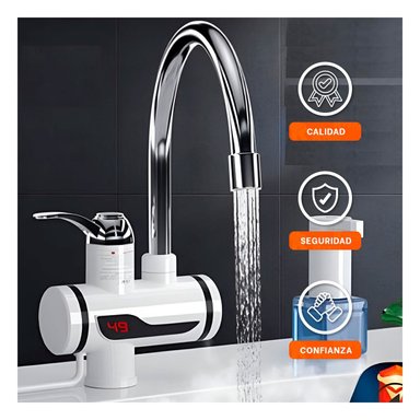 PACK4 UNIDAD CALENTADORA DE AGUA BLANCO CON ACABADO FINO PARA ENTORNO DOMESTICO - 3