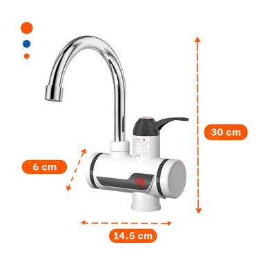 PACK4 UNIDAD CALENTADORA DE AGUA BLANCO CON ACABADO FINO PARA ENTORNO DOMESTICO - 4