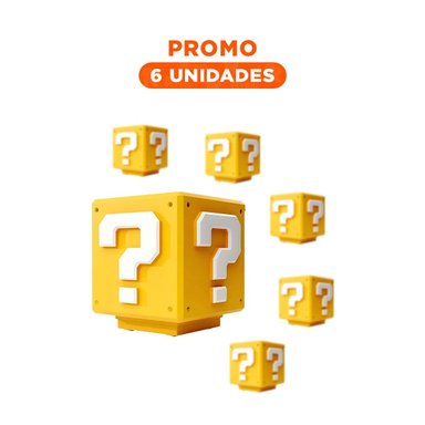 PACK6 LUZ LED CON SONIDO AMBIENTAL EN FORMA DE CUBO AMARILLO DIGITAL - 1