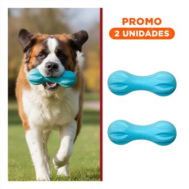 PACK2 PIEZA TEXTURIZADA MANCUERNA DE MINI RAYAS CELESTE PARA PERRO ACTIVO - 1