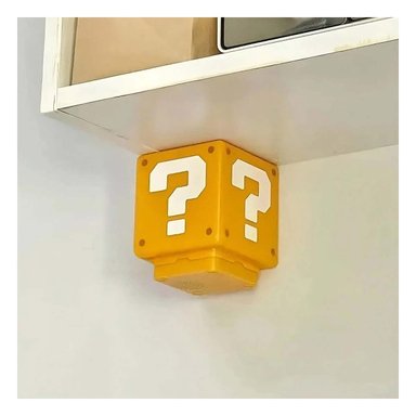 PACK6 ILUMINACION LED AMARILLO CON SONIDO DECORATIVO EN FORMA DE CUBO Y+PAPEL REGALO - 2