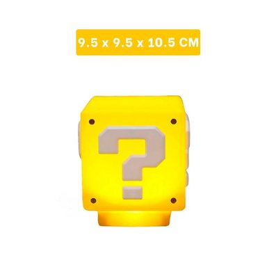 PACK12 CUBO LED AMARILLO CON SONIDO PARA GAMER DE PERSONAJE DE VIDEOJUEGO Y+REGALO STICKER - 4