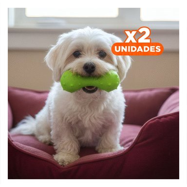 PACK2 ACCESORIO PARA MASCOTA MANCUERNA DE PUAS VERDE MENTA RESISTENTE Y+REGALO STICKER - 1