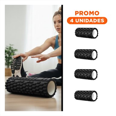 PACK4 ACCESORIO PARA RECUPERACION Y BIENESTAR MUSCULAR 33X15 CM NEGRO Y+REGALO STICKER - 1