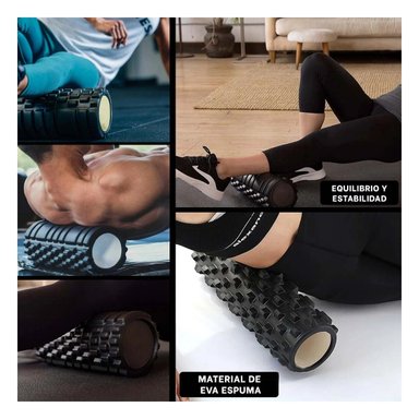 PACK4 ACCESORIO PARA RECUPERACION Y BIENESTAR MUSCULAR 33X15 CM NEGRO Y+REGALO STICKER - 2
