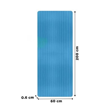 PACK2 TAPETE ANTIDESLIZANTE 6MM AZUL DE GOMA EVA - 4
