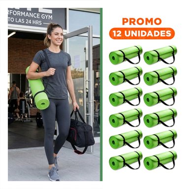PACK12 ALFOMBRA LIGERA 10MM DE GOMA EVA 61X183CM Y+REGALO STICKER - 1