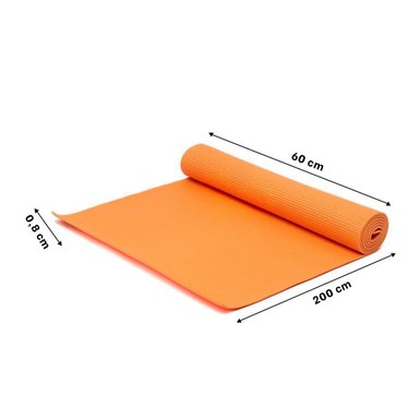 PACK6 MAT LIGERO 8MM DE GOMA EVA 61X183CM ANARANJADO Y+REGALO STICKER - 4
