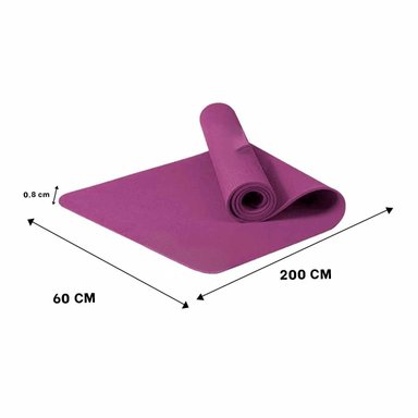 PACK4 LAMMINA ENROLLABLE PARA ACTIVIDAD FISICA DIARIO 8MM LILA Y+PAPEL REGALO - 4