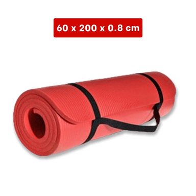 PACK4 SUPERFICIE DE GOMA PARA ZONA DE EJERCICIO EN DEPARTAMENTO 8MM ROJO Y+REGALO STICKER - 4