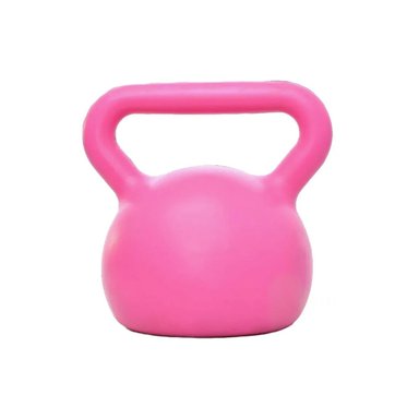 KETTLEBELL FUNCIONAL NACIONAL PARA TRABAJO ABDOMINAL 3 KG FUCSIA Y+PAPEL REGALO - 1
