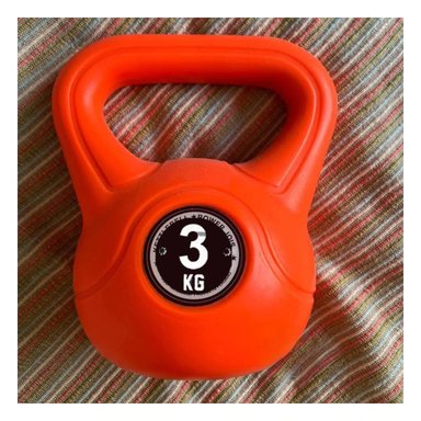 PACK6 IMPLEMENTO RUSO PARA SESIONES DEPORTIVAS EN INTERIOR 3 KG ROJO Y+REGALO STICKER - 3