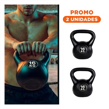 PACK2 ACCESORIO RUSO PARA TRABAJO DE CORE Y BALANCE 16 KG NEGRO - 1