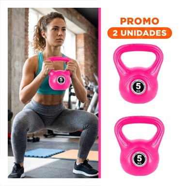 PACK2 CARGA RUSA DE ENTRENAMIENTO PARA TONIFICACION 5 KG FUCSIA - 1