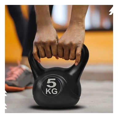 PESA DEPORTIVA PARA RUTINAS CORTAS Y EFECTIVAS NEGRO 5 KG Y+LIGAS REGALO - 2