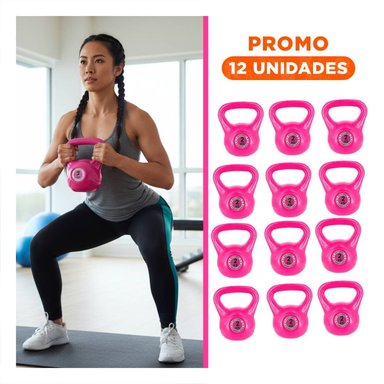 PACK12 ARTICULO RUSO DEPORTIVO PARA POTENCIA Y ESTABILIDAD 2 KG FUCSIA Y+REGALO STICKER - 1