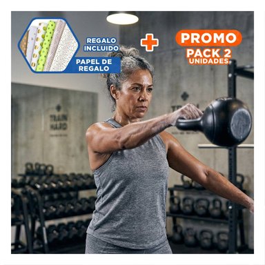 PACK2 EQUIPO RUSO PARA FUERZA Y RESISTENCIA EN HOGAR 12 KG NEGRO Y+PAPEL REGALO - 1