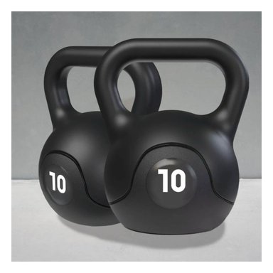 PACK2 IMPLEMENTO RUSO PARA TRABAJO CORPORAL COMPLETO 10 KG NEGRO - 3
