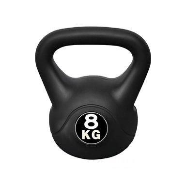 PACK4 KETTLEBELL PARA RUTINAS DINAMICAS EN ESPACIO REDUCIDO 8 KG NEGRO Y+PAPEL REGALO - 3