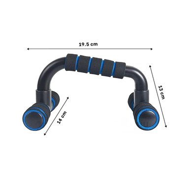PLATAFORMA PUSH UP ESTABLE PARA TONIFICAR PECHO Y BRAZOS FORMA C NEGRO Y+LIGAS REGALO - 4