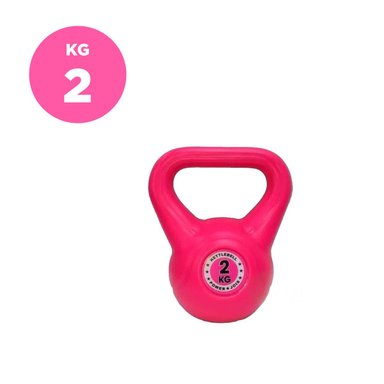PESA COMPACTA NACIONAL PARA FUERZA Y RESISTENCIA 2 KG FUCSIA Y+POST IT - 4