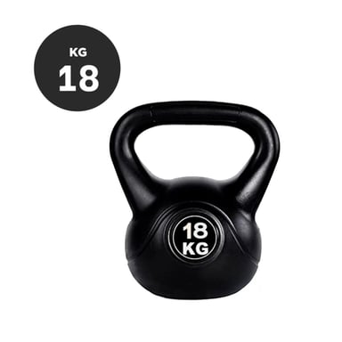 PACK2 MANCUERNA FUNCIONAL PARA CORE Y ESTABILIDAD 18 KG NEGRO - 4